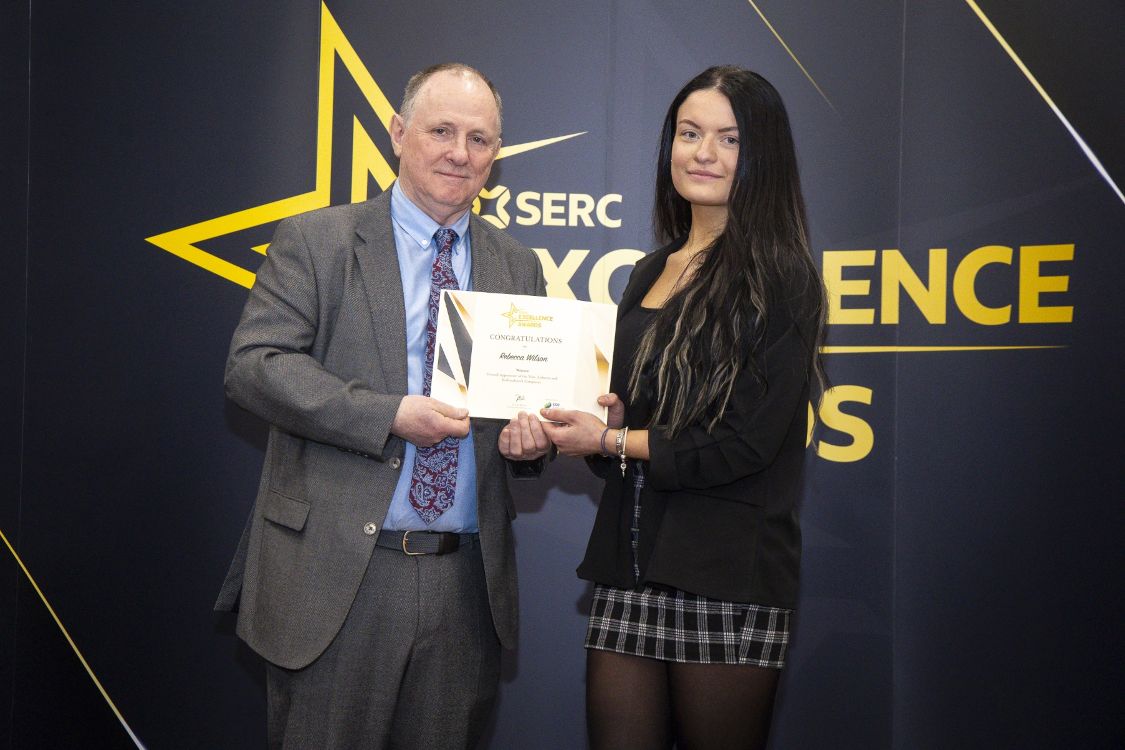 John Nugent and Rebecca Wilson Overall Apprentice of the Year