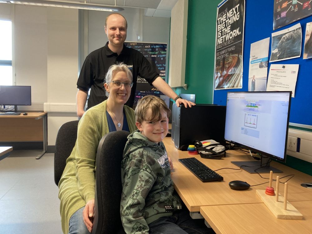 Ethan and Heather Gillen with Ryan Major