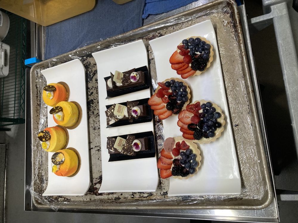 cakes prepared by Rebekah on placement