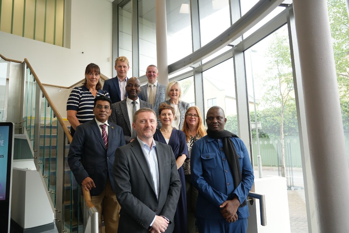 Delegates from Mozambique with SERC Team