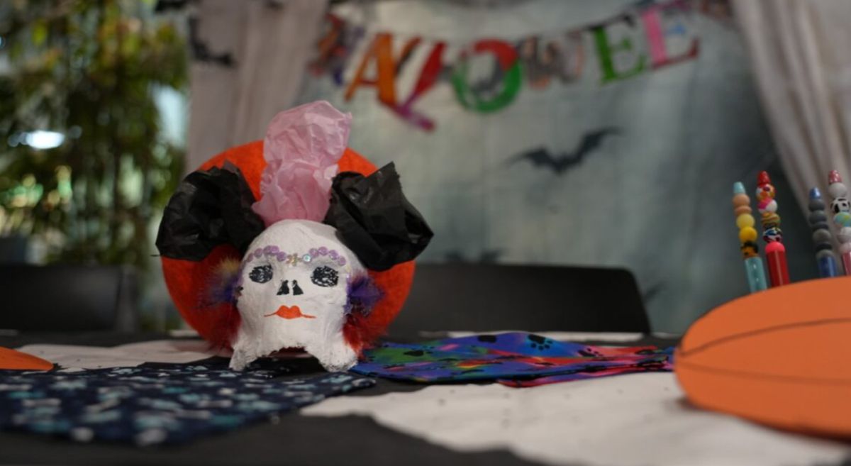 Picture of a SERC Halloween Fair stall