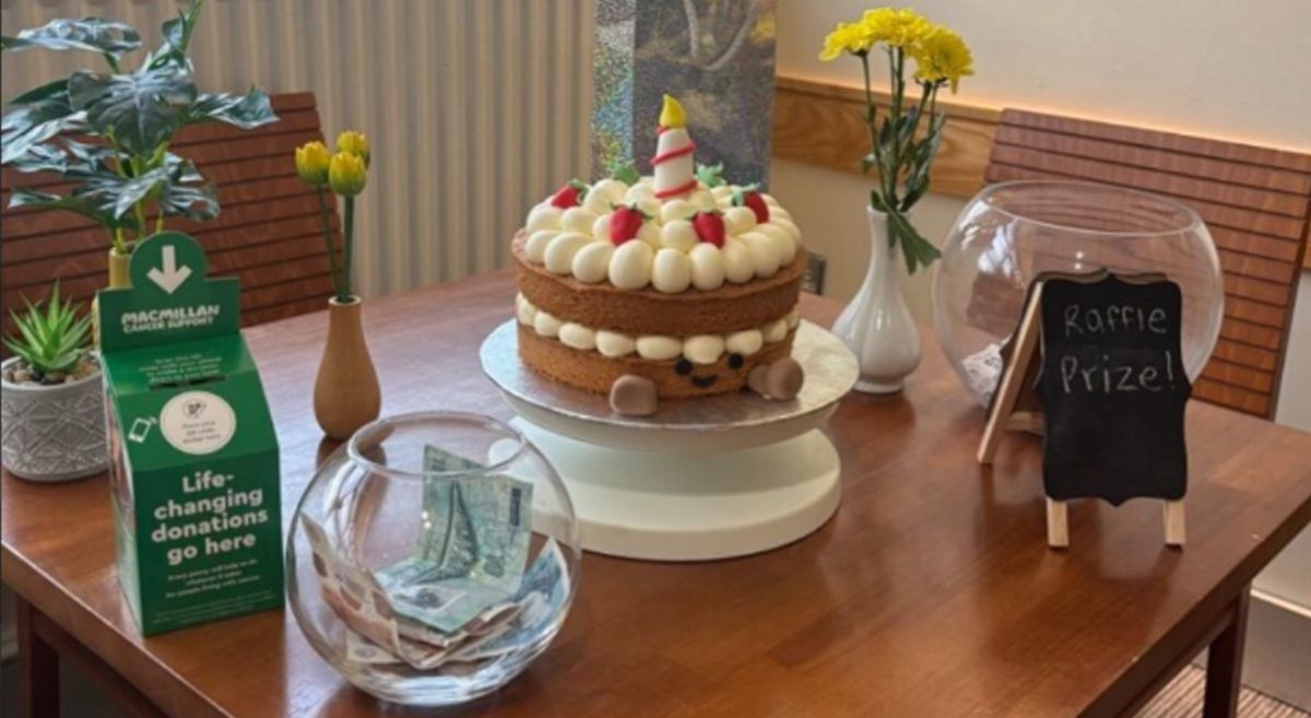 Picture of food available at Macmillan fundraiser