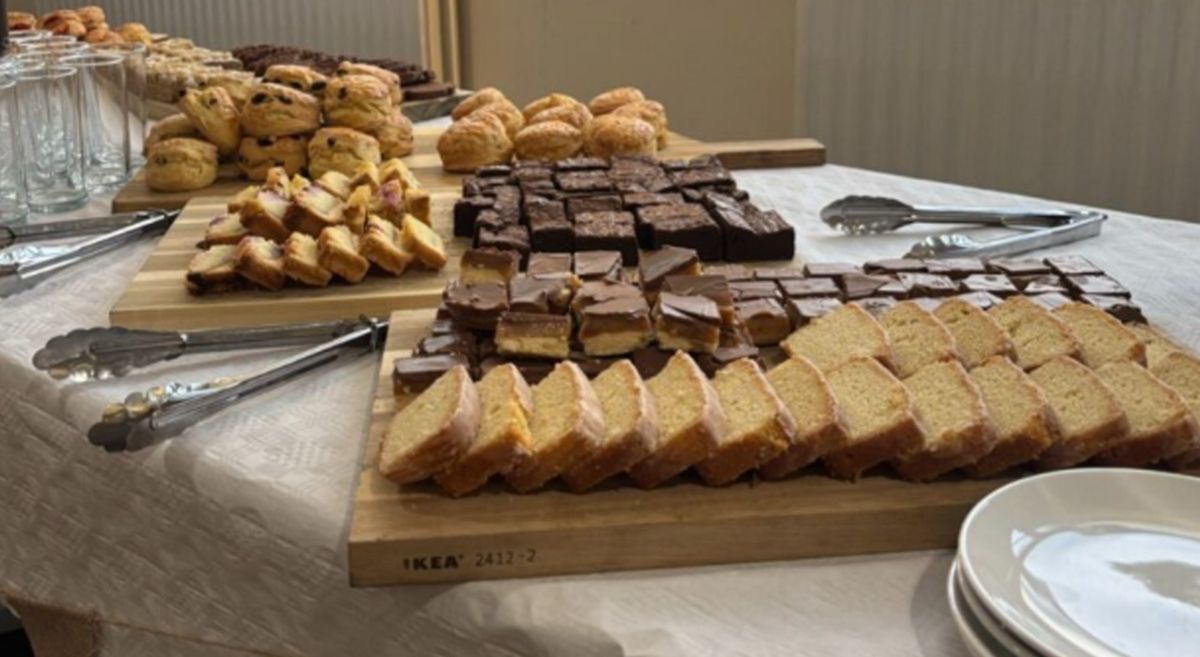 Picture of food available at Macmillan fundraiser