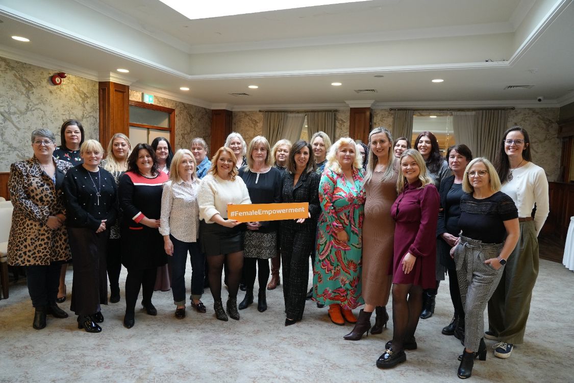 Group of women with sign #female empowerment