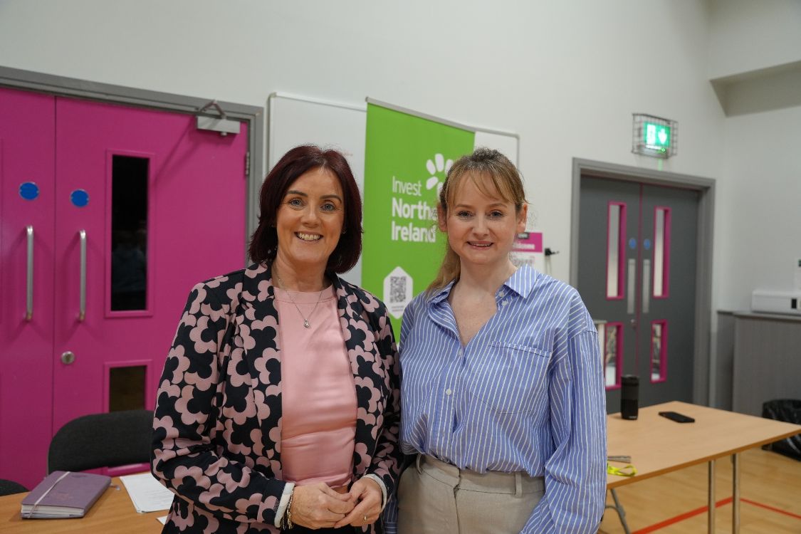 Edwina Flynn, Wood Innovations with Jen Cleary, Invest NI.