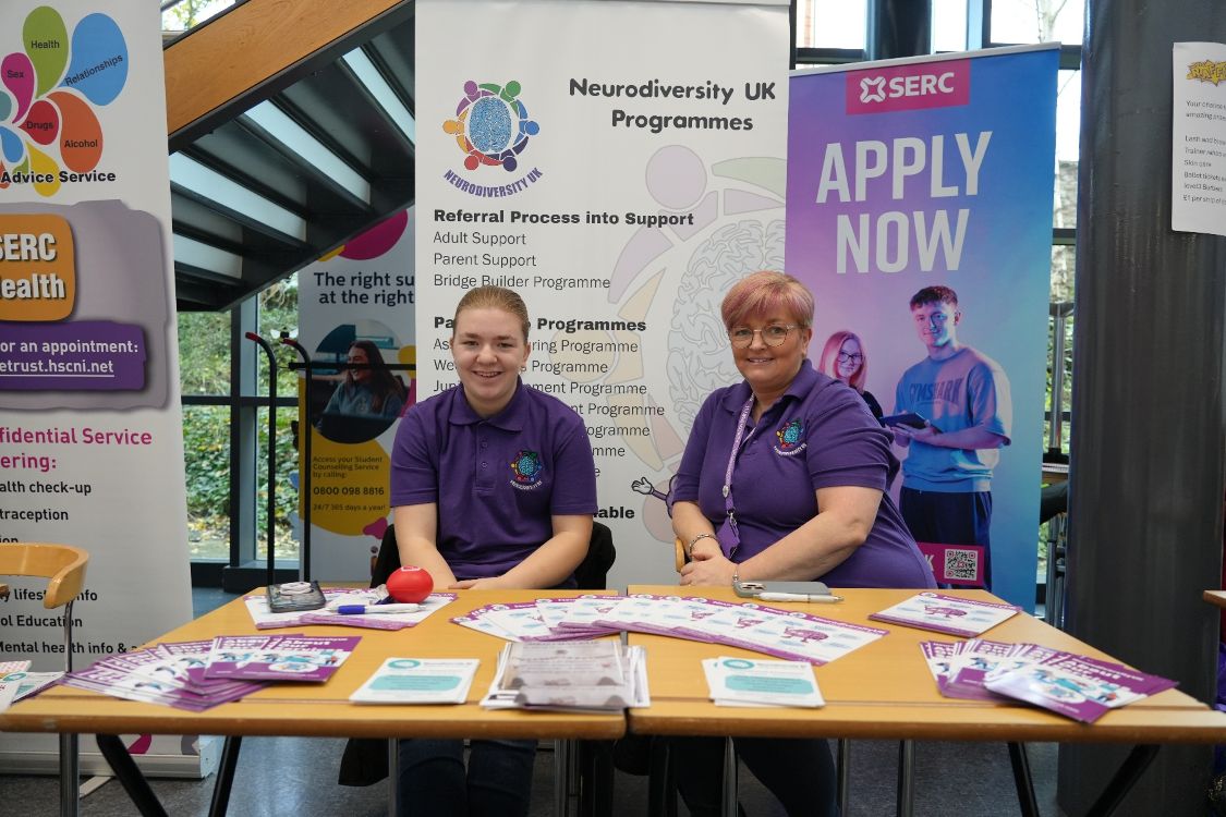 Neurodiversity UK Representatives Eimear Kinchin and Patricia Kinchin