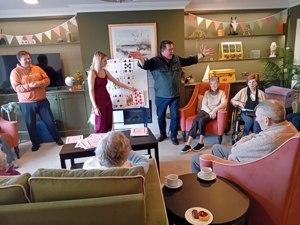 Play Your Cards Right with residents at The Peninsula.