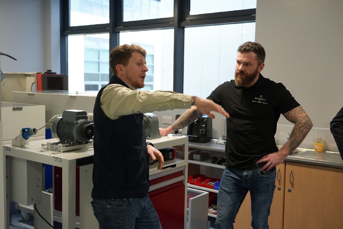 Industrial insight was provided on the guided tour.