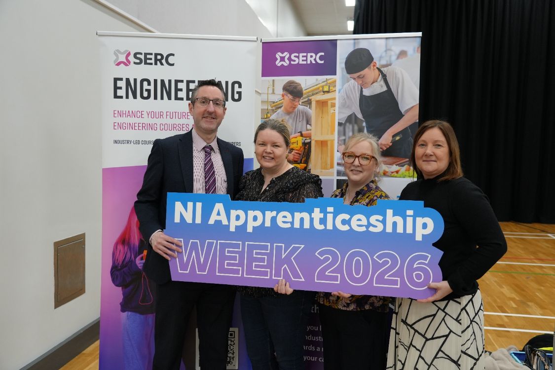 Colin McGuckin, Catherine Magee, Aine McGreeghan and Victoria Boyd