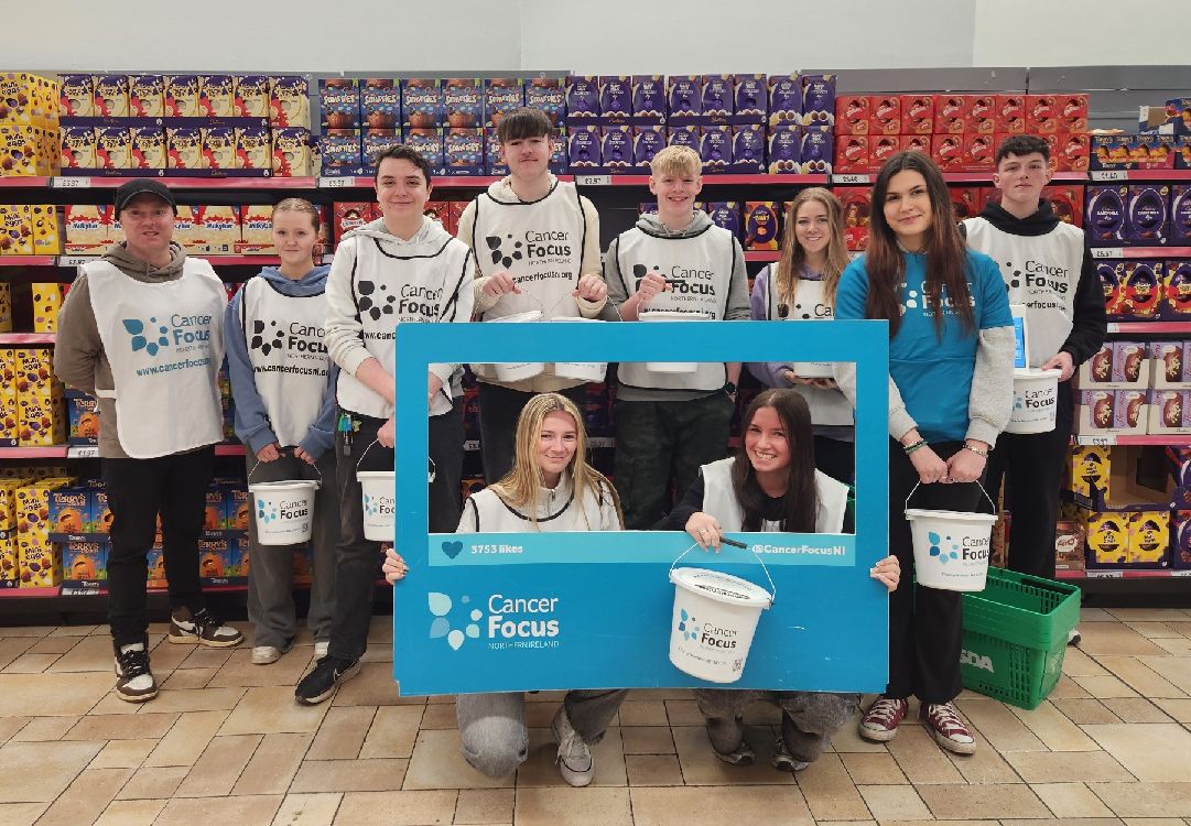 Students collecting in ASDA store