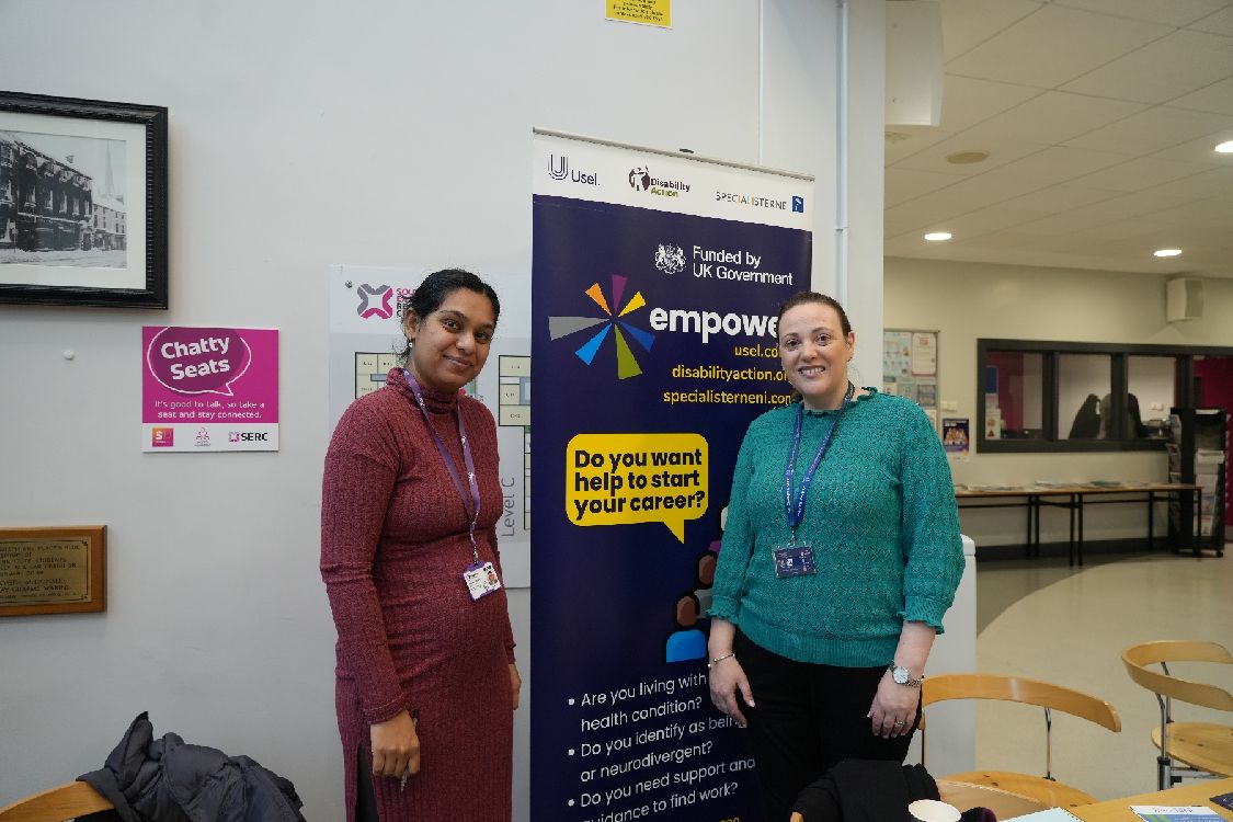 Febbie Francis, Disability Action and Helen Heggan, USEL.