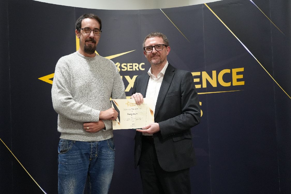 Tommy Vance (Downpatrick), Further Education Student of the Year for the School of Arts and Sport (Downpatrick Campus).