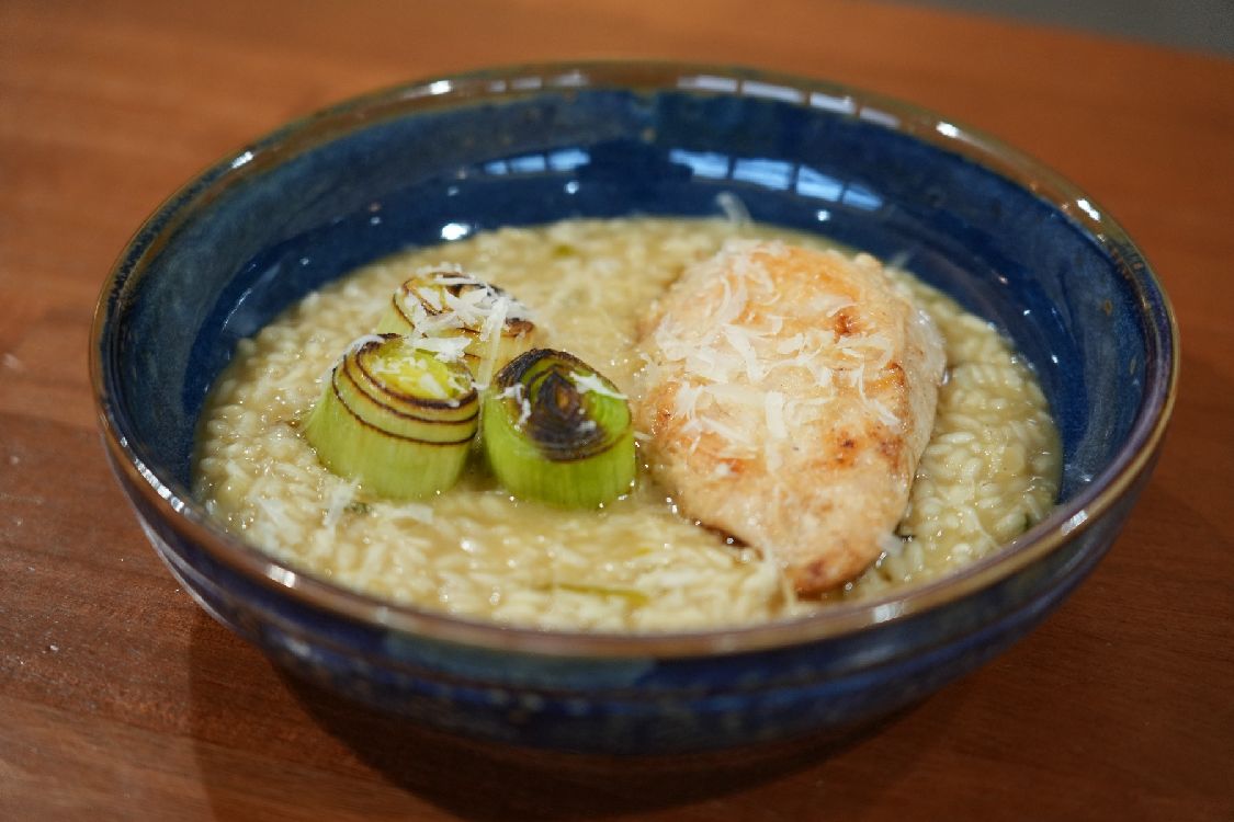 Picture of a student made risotto