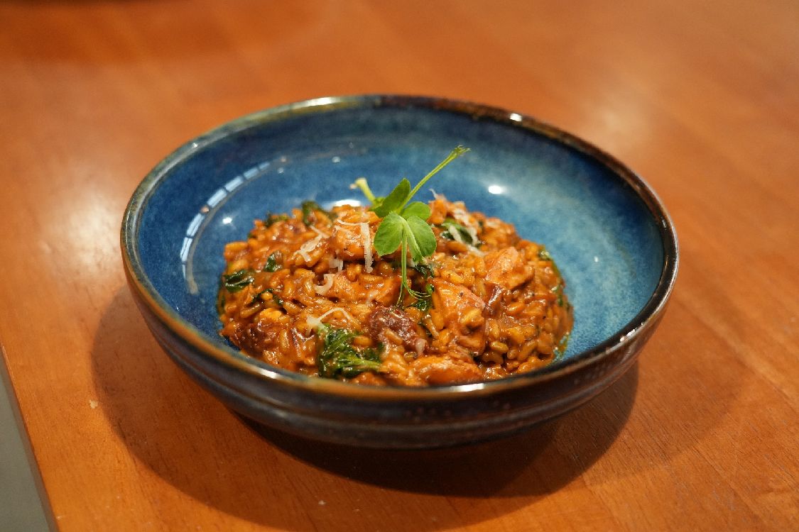 Picture of a student made risotto