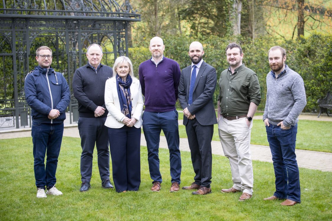 Patrick Murphy, Urbanite Agencies; John Nugent, Chair SERC Governing Body; Heather McKee, Deputy Principal SERC; John McKibbin, Invest NI; Jeb Berkeley, Business Skills Manager, SERC;  Aaron Mannis, Athena Blue; and David Irvine, Irvine Engineering.