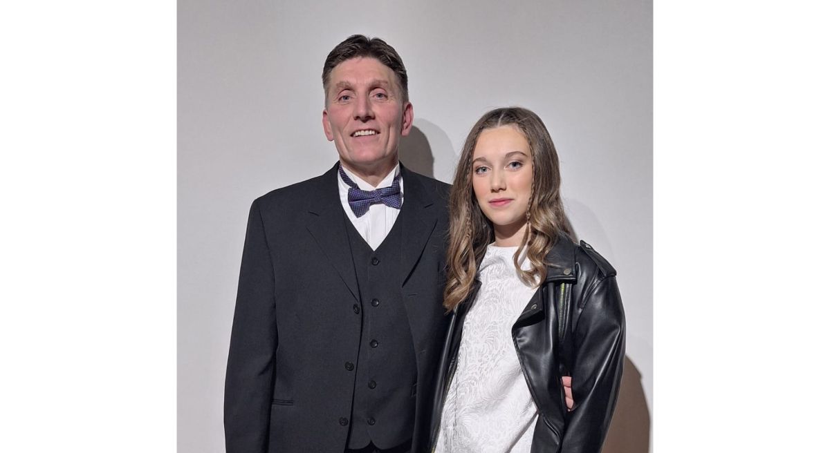 Malachy Noade with daughter Niamh