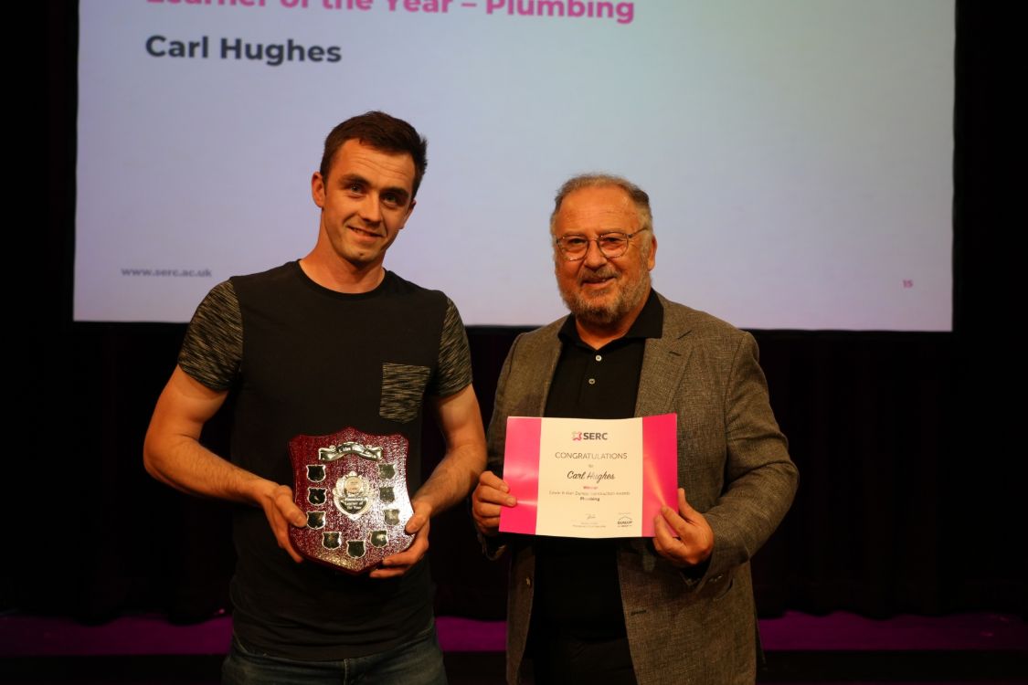 Carl Hughes with Stephen Dunlop