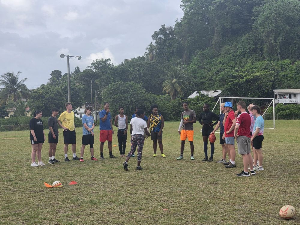 Rugby coaching in St Lucia