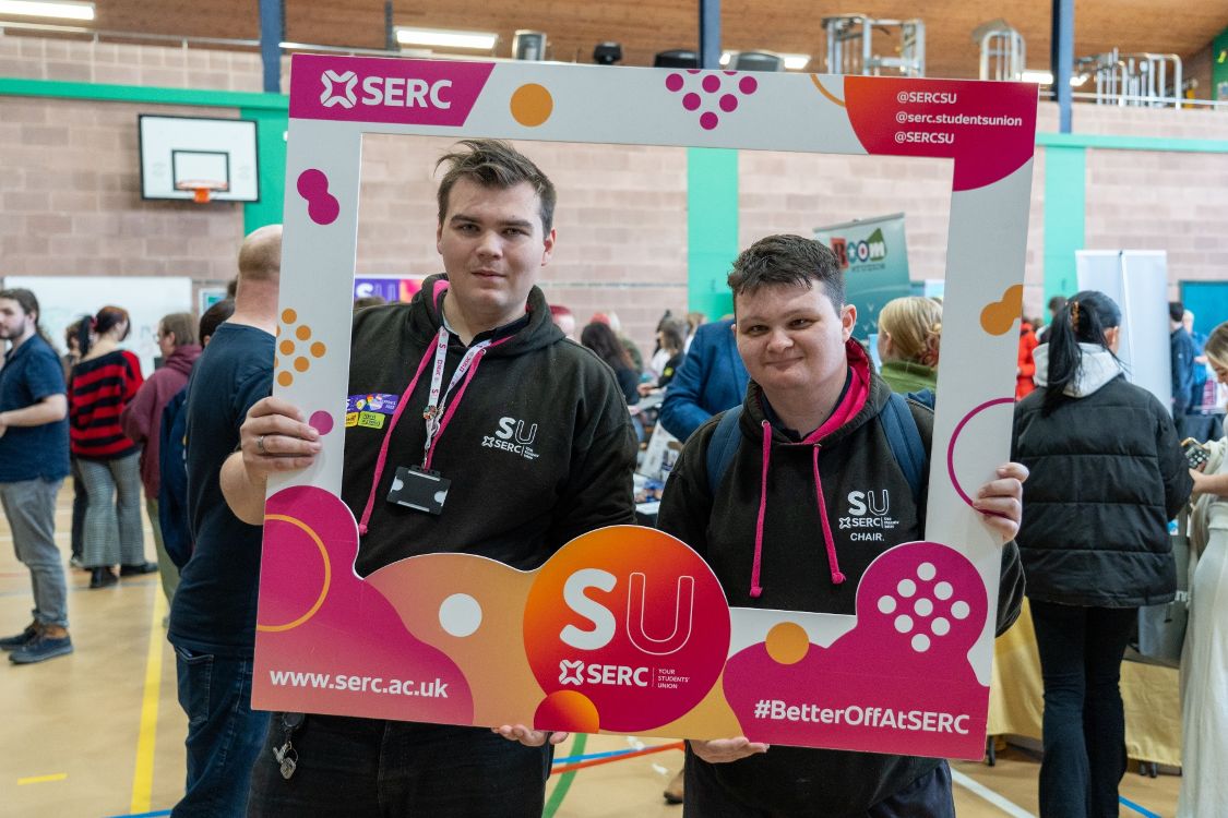 Mark and Joshua McCready at Freshrers