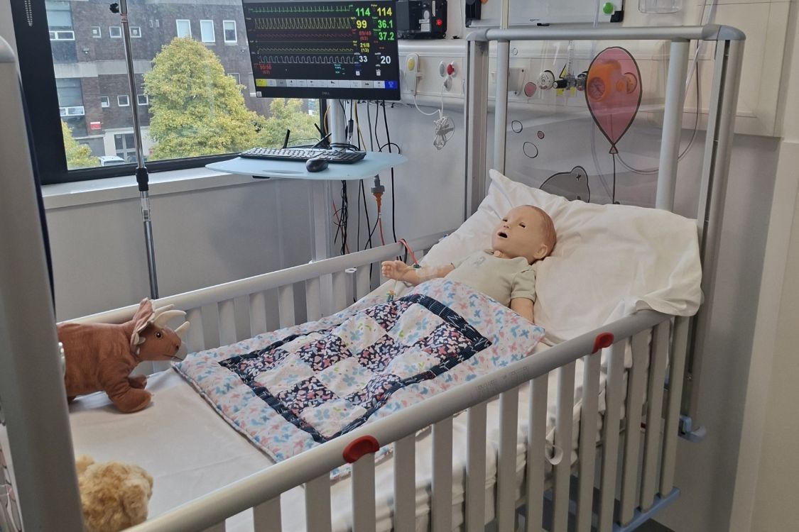 Paedric mannequin at the InterSim Centre