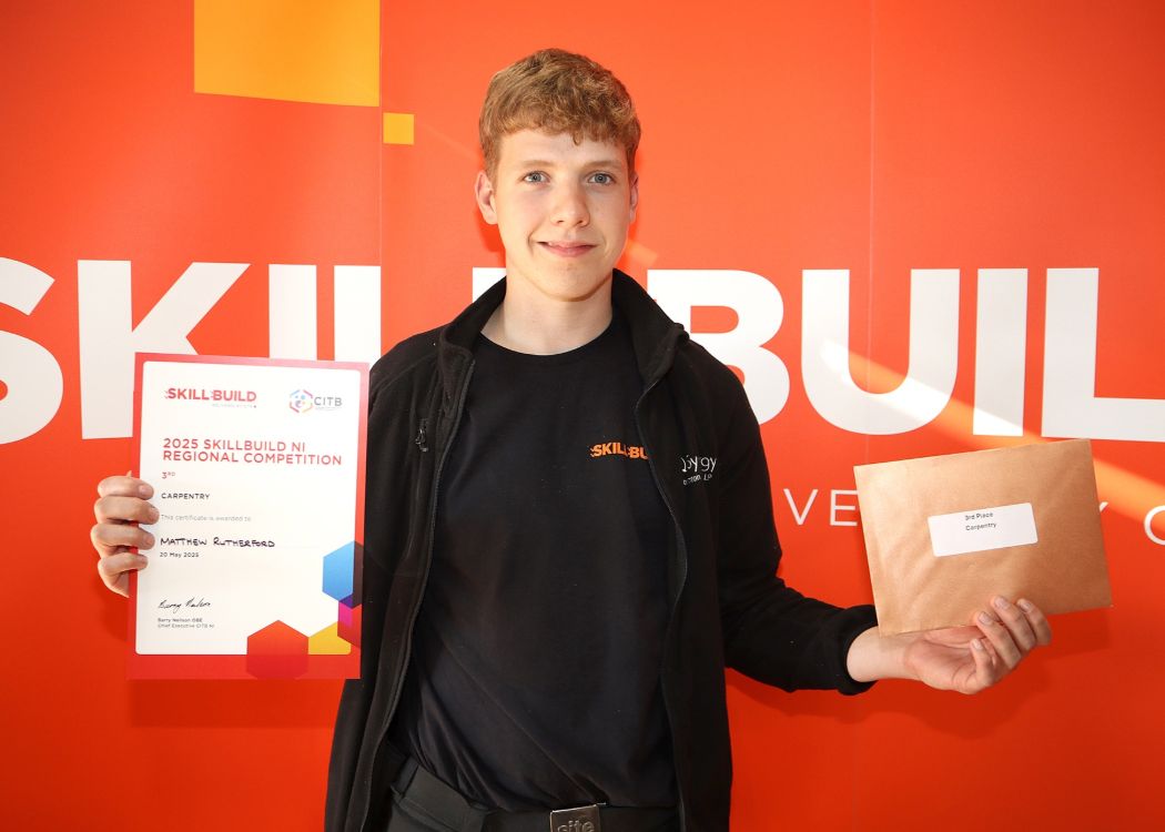 Matthew Set for Carpentry Competition at SkillBuild 2025 - SERC