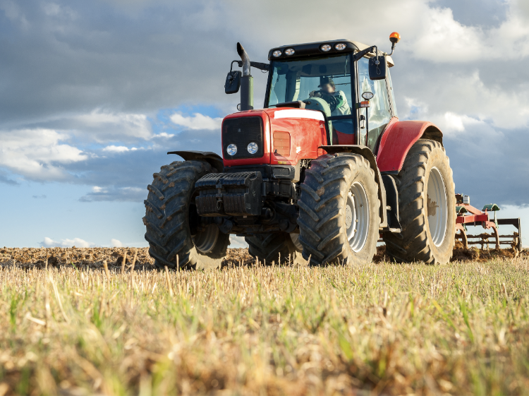 Red tractor