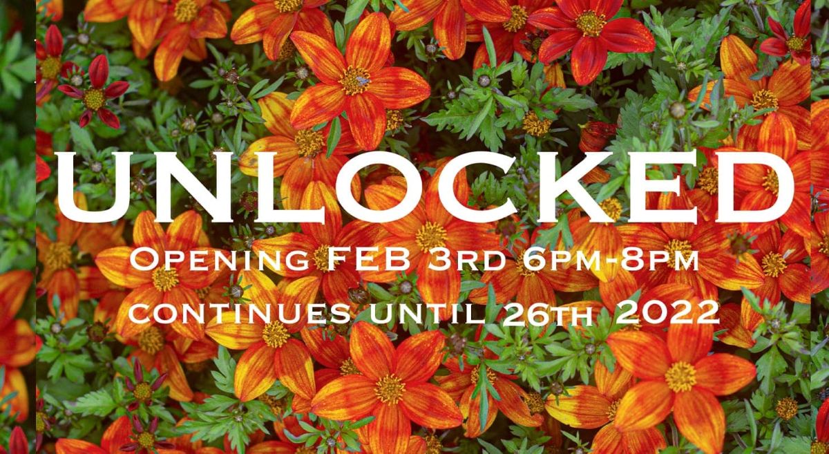 Unlocked with dates of exhibition