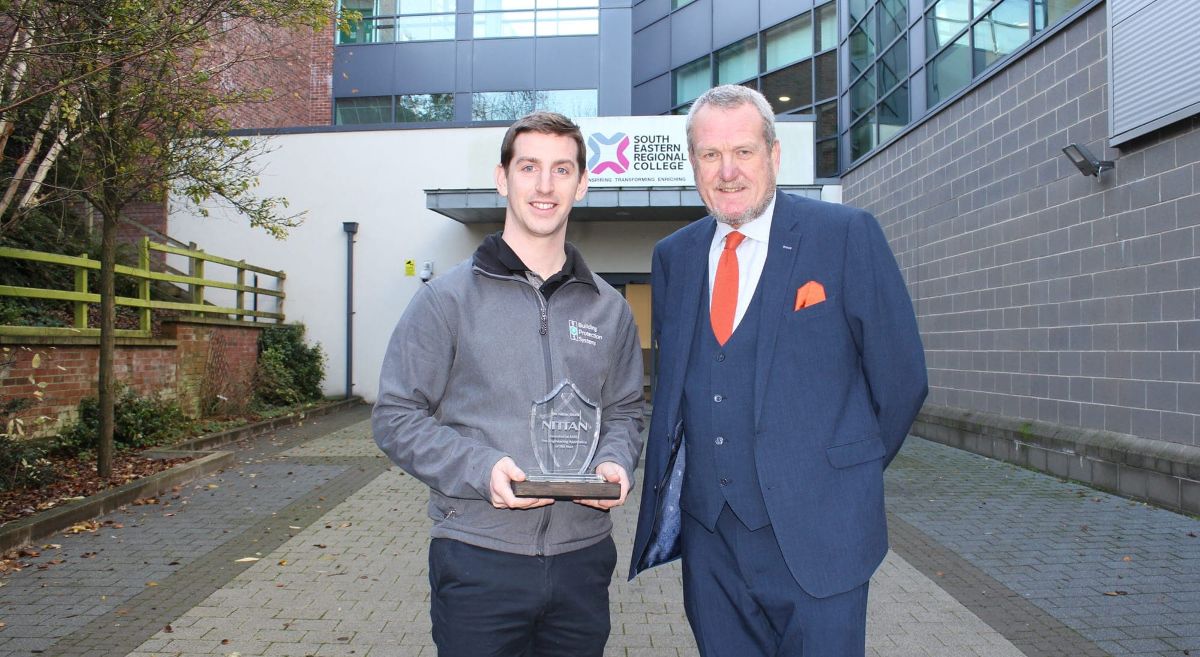 Alexander Wallace with Calvin Adams